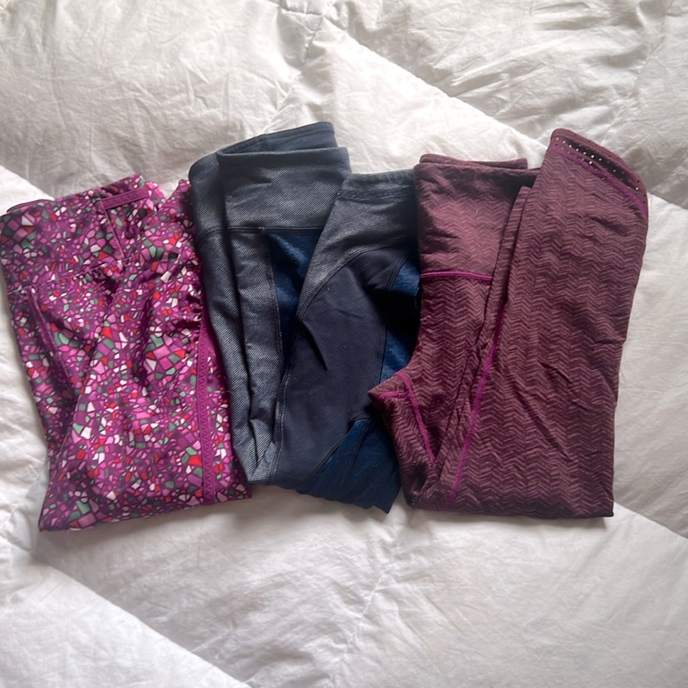 Lululemon leggings all size small/2